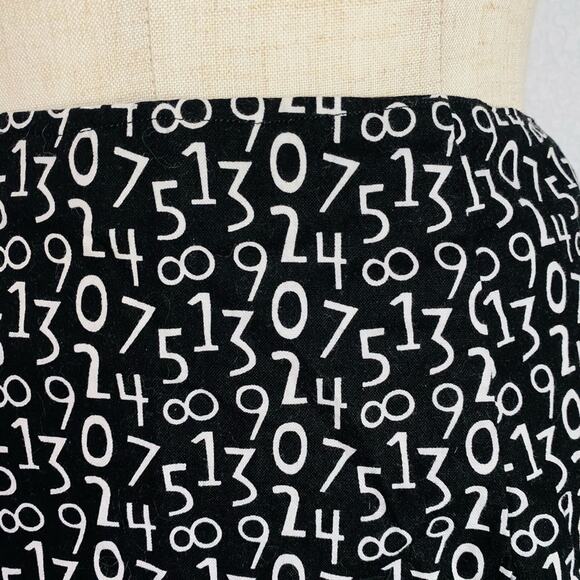 Vintage Handmade Number Pattern Pencil Skirt Small - Picture 4 of 6
